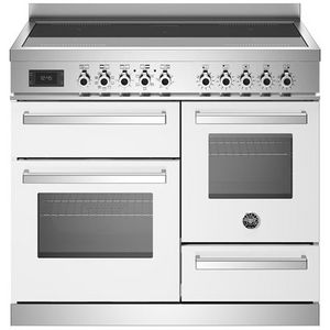 Bertazzoni 100cm Bianco Induction Freestanding Oven PRO105I3EBIT