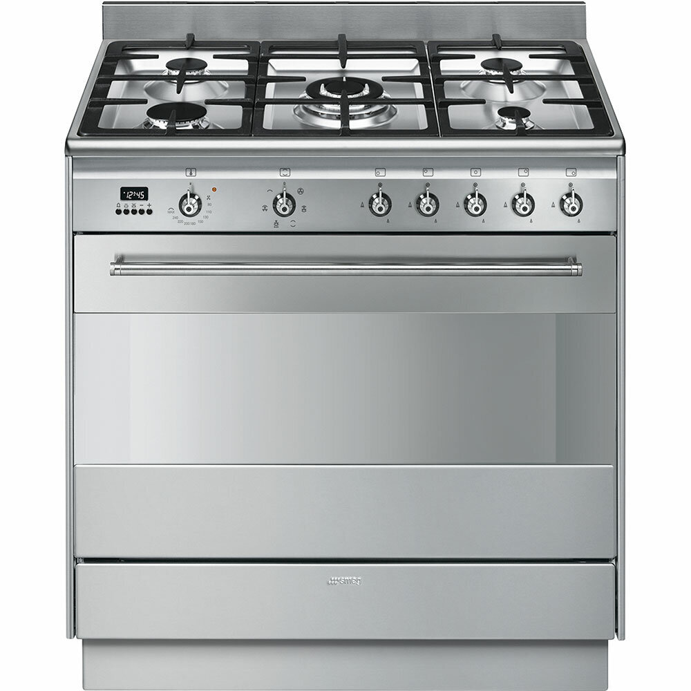 Smeg 6 burner sales gas electric oven