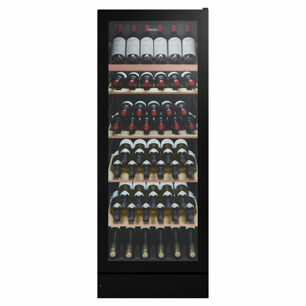 Vintec 170 bottle store wine storage cabinet v190sg2ebk
