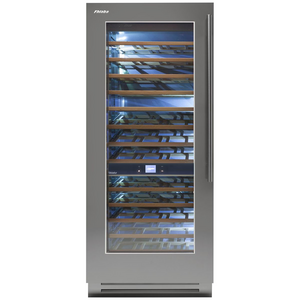 Fhiaba 90cm Classic Wine Cellar Left Hinge Satin Steel