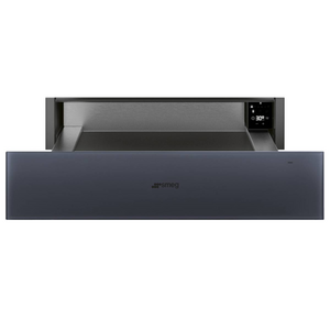 Smeg Linea 15cm Warming Drawer with Touch Controls - Neptune Grey