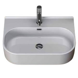 Studio Bagno Syesis 60 Bench or Wall Basin with No Tap Hole - Gloss White SYN60/0