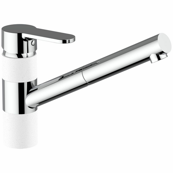 Armando Vicario ISA Pull Out Kitchen Mixer Tap Chrome-Alpina 400710A