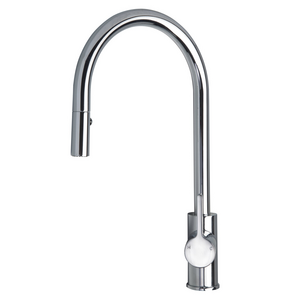 Artusi Gooseneck Mixer Pull Out Tap Chrome
