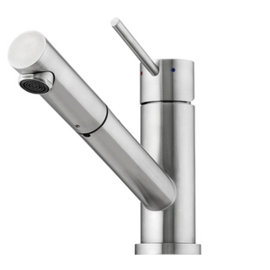Oliveri Essente Swivel Pull Out Mixer Tap Stainless Steel SS31615