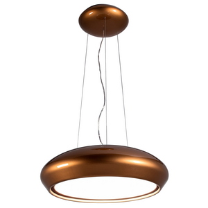 Sirius 69cm Valentina Ceiling-Mount Pendant Island Rangehood - Copper SILT26CP