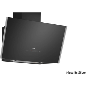 NEFF 90cm Inclined Canopy Rangehood Flex Design Metallic Silver