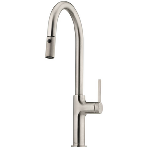 Oliveri Vilo Pull Out Goose Neck Mixer Tap Nickel