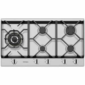 Westinghouse 90cm Natural Gas Stainless Steel Cooktop
