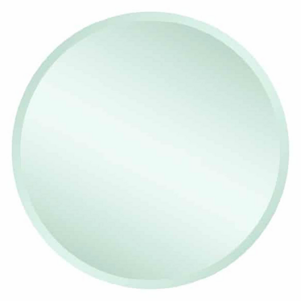 Thermogroup Ablaze 500 Kent Round 18mm Bevel Edge Bathroom Mirror with Hangers KR5050HN