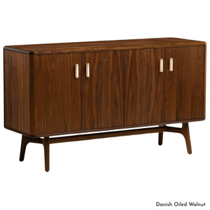 De La Espada Solo Wide 4-Door Cabinet - Walnut 785LW