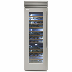 Fhiaba 75cm X-PRO Column Wine Cellar Left Hinge Stainless Steel