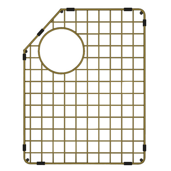 Turner Hastings Chester 80 x 50 Protective Grid For Right Hand Bowl - Brushed Brass 4A40312-BB