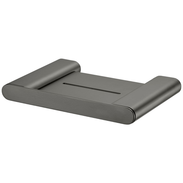 Oliveri Madrid Soap Holder With Shelf - Gunmetal MA859FF5GM