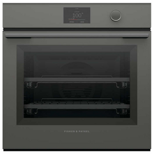 Fisher & Paykel Series 11 60cm Minimal Compact Combi-Steam Oven Grey Glass