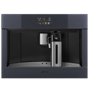 Smeg Linea Compact Built-In Coffee Machine Neptune Grey CMS4104G