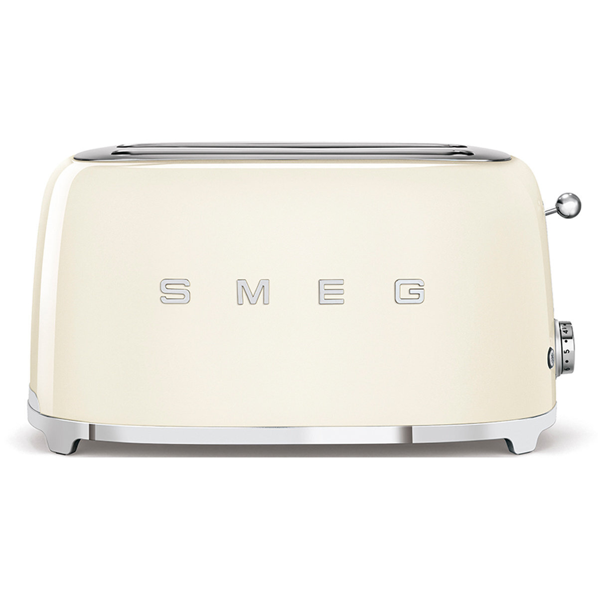 Smeg retro 4 slice sales toaster white