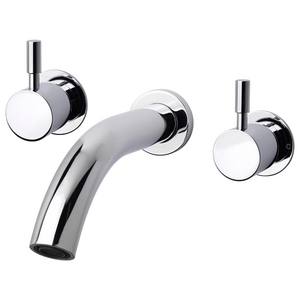 Sussex Taps Voda Wall Basin Set 200mm - Chrome VWBS200