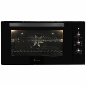 Artusi 90cm Black Glass Built-in Electric Oven CAO900B