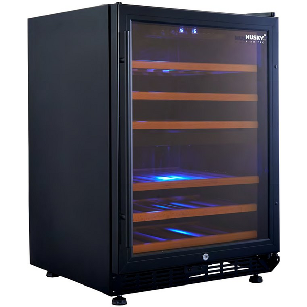Husky glass sales door fridge