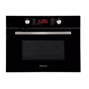 Artusi 60cm Compact Glass Combi-Microwave Oven Black