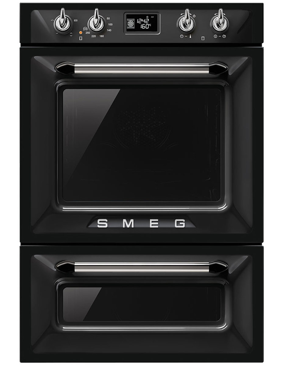 Smeg 60cm Victoria Aesthetic Pyrolytic Double Oven DOSPA6925N Winning Appliances
