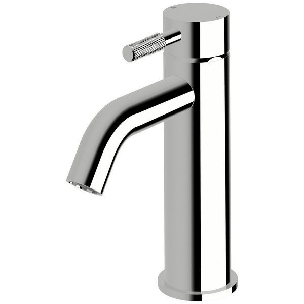 Sussex Taps Virgo Basin Mixer Tap Knurled Chrome VGBM-01-K