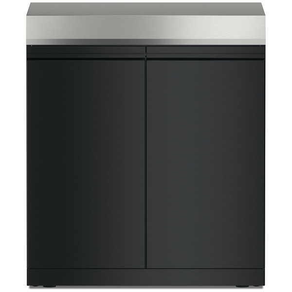 Miele Store L C Outdoor Kitchen Storage Module with Shelves & Drawers Lava Black 13101280
