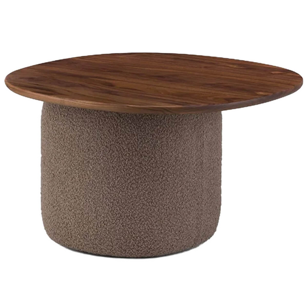 De La Espada Maria Medium Side Table - Danish Oiled Walnut and Elle 280 Upholstery 139MDOWELLE280