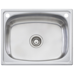 Oliveri 45L Laundry Tub With Rinse Bypass TI45S