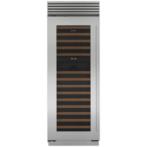 Sub-Zero Classic 146 Bottles Built-In Wine Storage Cabinet with Tubular Handles - Left Hinge