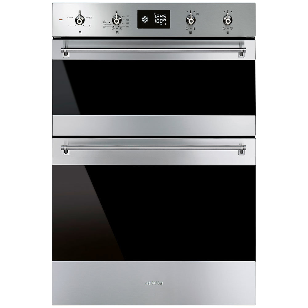 Smeg 60cm Classic Aesthetic Built In Electric Double Oven DOSFA6390X