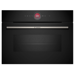 Bosch Series 8 Built-In Black Compact Oven with Microwave Function CMG7241B1A