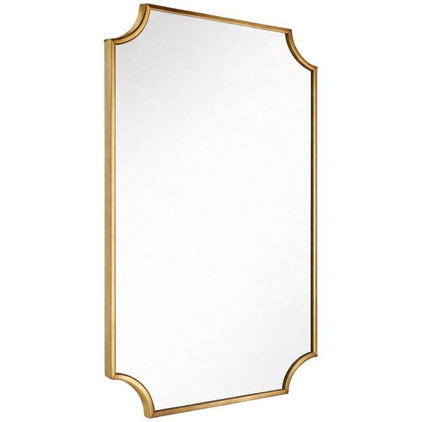 Turner Hastings Claremont Bathroom Mirror 80x50 Brushed Brass CL402MR-BB
