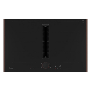NEFF 80cm N 90 Flex Induction Cooktop with Integrated Downdraft Brushed Bronze