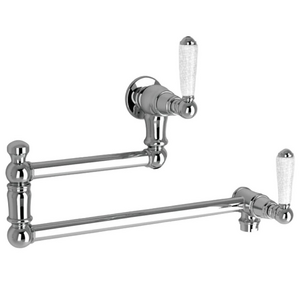 Astra Walker Signature Pot Filler with Crackle Porcelain Lever Handles A50-26-CK-00