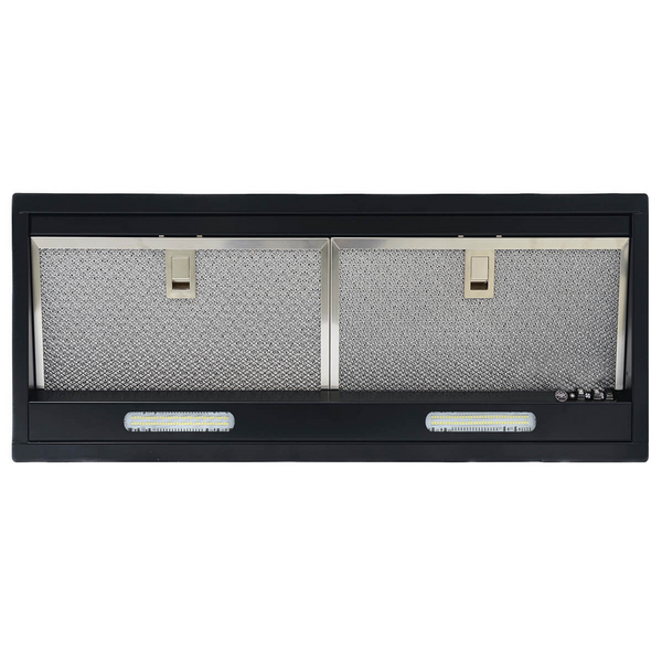 Bertazzoni 86cm Undermount Rangehood with Twin Motor Matte Black BZIRH860-275-2
