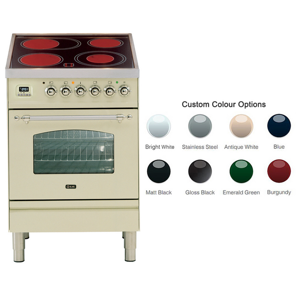 ILVE 60cm Nostalgie Series Freestanding Electric Oven Stove Custom Made Only PNE60MP