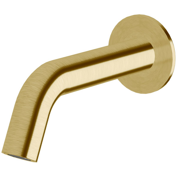 Sussex Taps Virgo Wall Basin or Bath Outlet 150mm LUXPVD Brushed Pure Gold VGWBBO15001-60