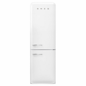 Smeg FAB 50's Style 331L Bottom Mount Refrigerator White FAB32RWH5AU