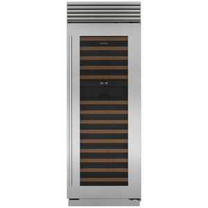 Sub-Zero Classic 146 Bottles Built-In Wine Storage Cabinet with Tubular Handles - Right Hinge ICBCL3050WSTR