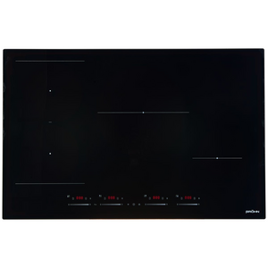 Brohn 80cm Induction Cooktop 4 Burner with Flexi Zone in Black
