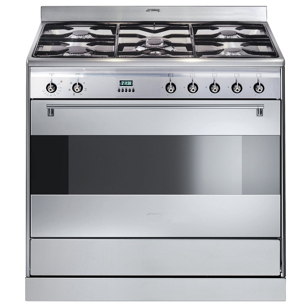 Smeg Freestanding Dual Fuel Oven Stove SA9065XS Winning Appliances