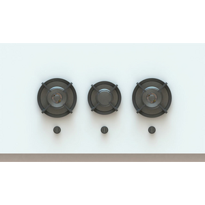 Pitt Cusin 3 Burner Natural Gas Cooktop Professional Brass
