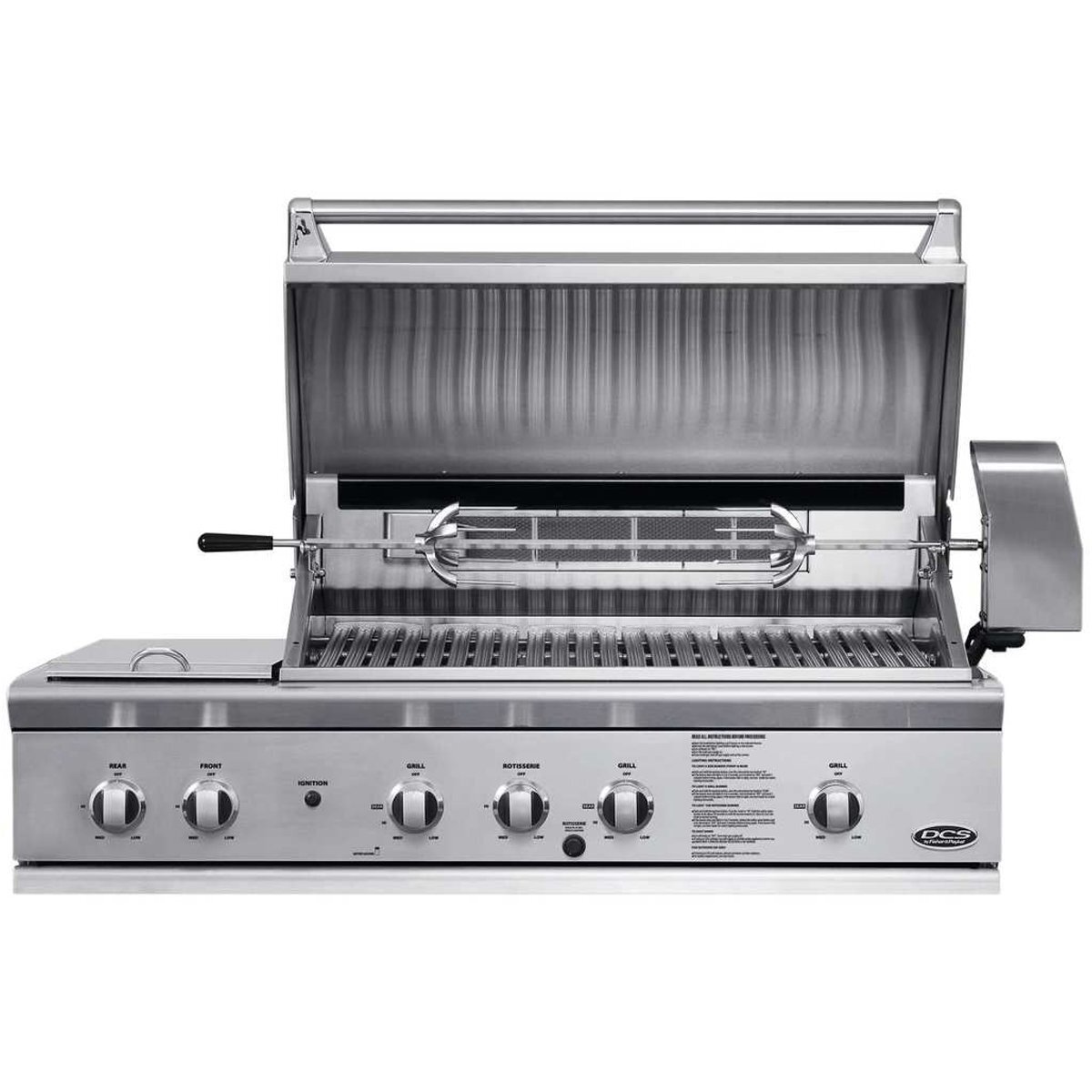 DCS Series 7 48 Inch Grill with Rotisserie and Side Burners LPG BGB48 BQR L Winning Appliances