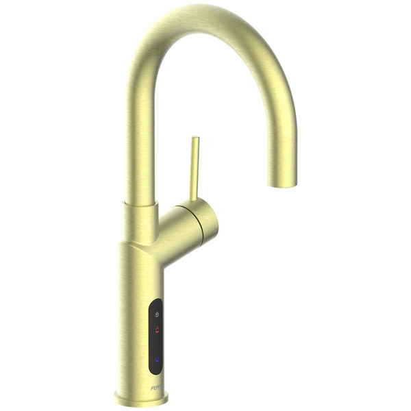 Peppy Taps Signature 4in1 Boiling and Chilled Filtered Water Tap Brushed Brass Gold 4IN1BCELECBBG