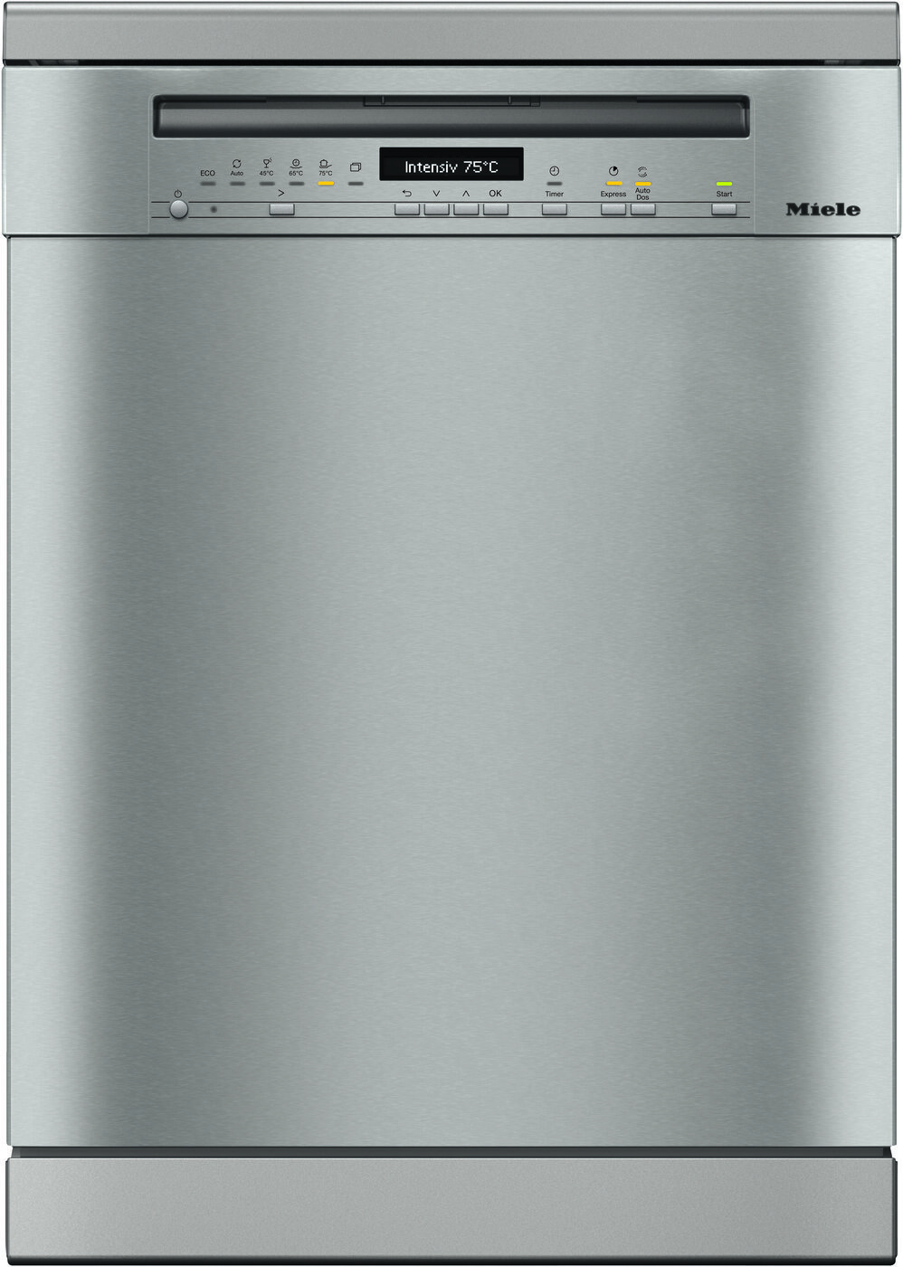 Miele freestanding dishwasher stainless steel deals