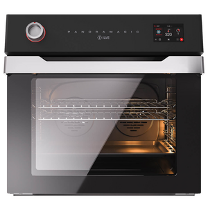 ILVE 76cm Panoramagic Series Built-in Oven Matte Black