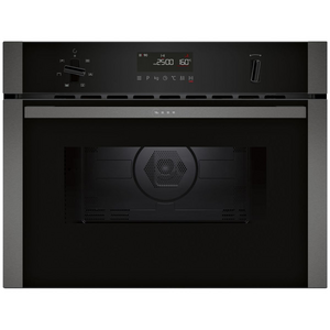 NEFF 60cm N50 Built-in Microwave Oven with Hot Air Graphite Grey