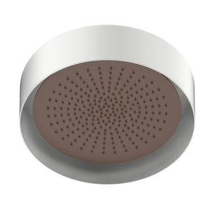 Fantini Acquafit Round Ceiling Shower with Frame - Matte Copper PVD 79P9K062